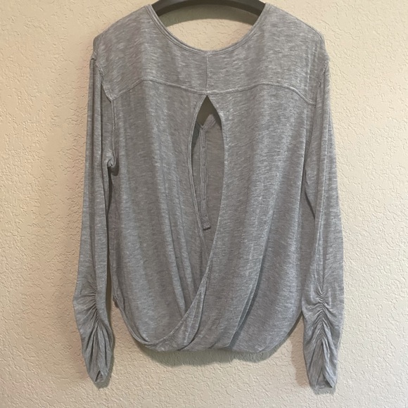 Free People Open Back Long Sleeve Tee - Picture 2 of 7